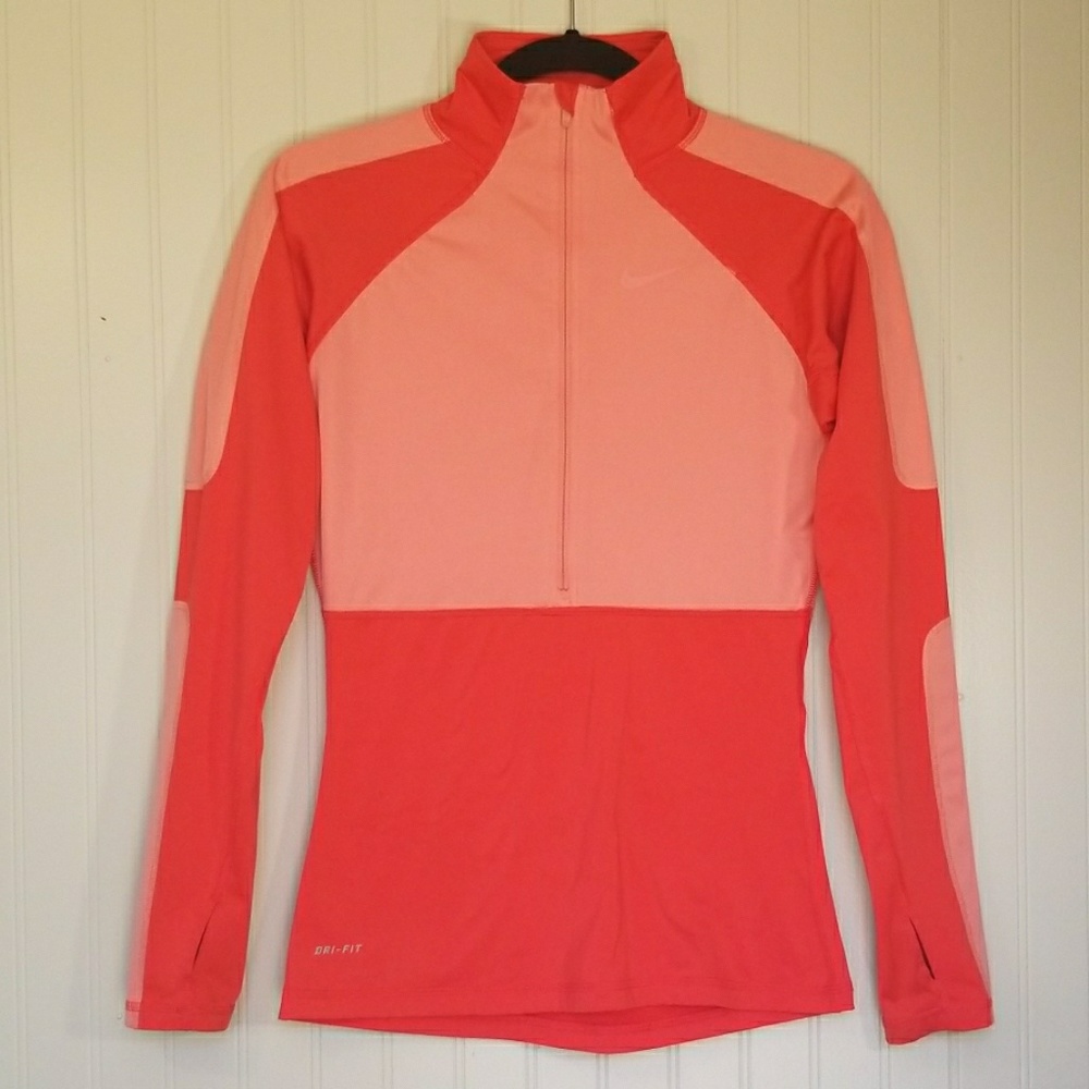 Nike Pro Half Zip Warm Long Sleeve Top